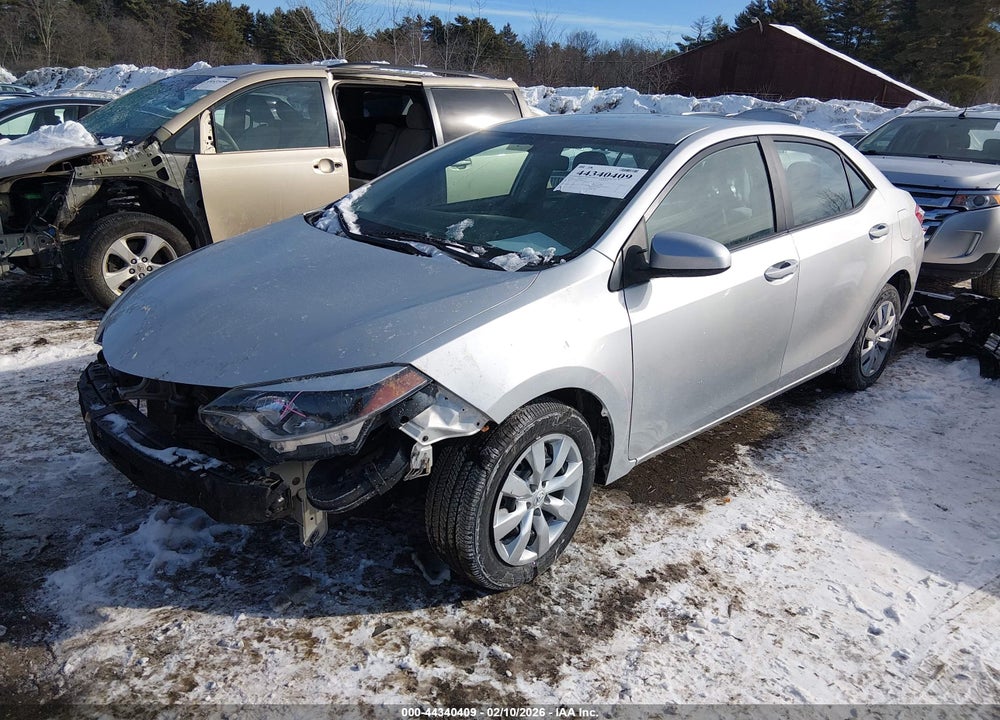 2016 TOYOTA COROLLA LE VIN: 5YFBURHEXGP522510