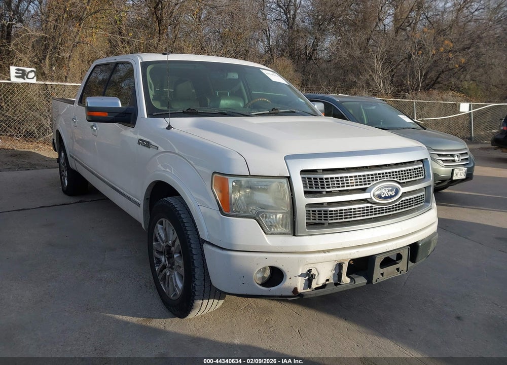 2010 FORD F-150 PLATINUM VIN: 1FTFW1CV9AFA48343