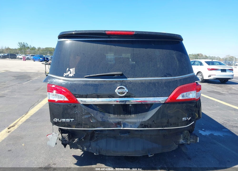 2017 NISSAN QUEST SV VIN: JN8AE2KP0H9166347