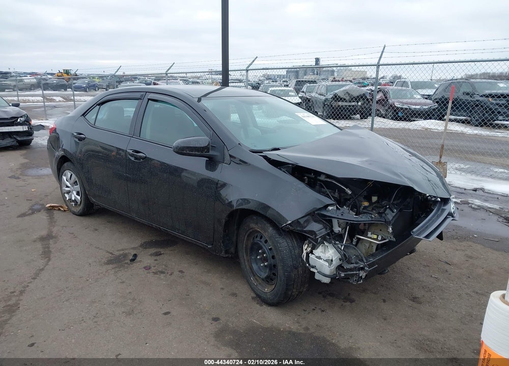 2016 TOYOTA COROLLA LE VIN: 5YFBURHE5GP397738