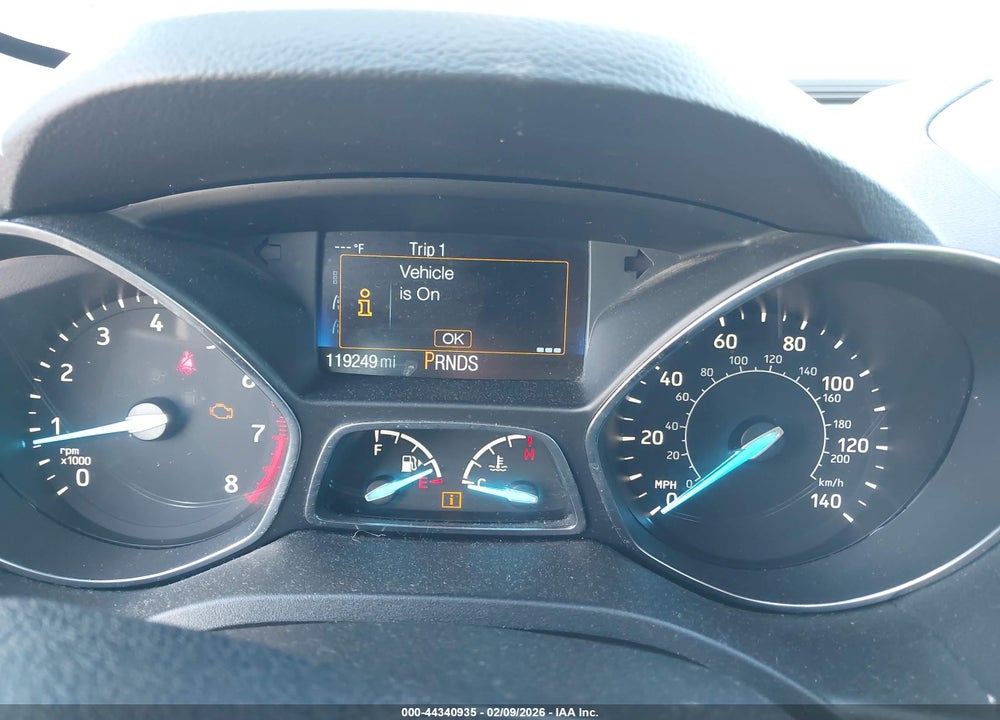2019 FORD ESCAPE S VIN: 1FMCU0F70KUA34341
