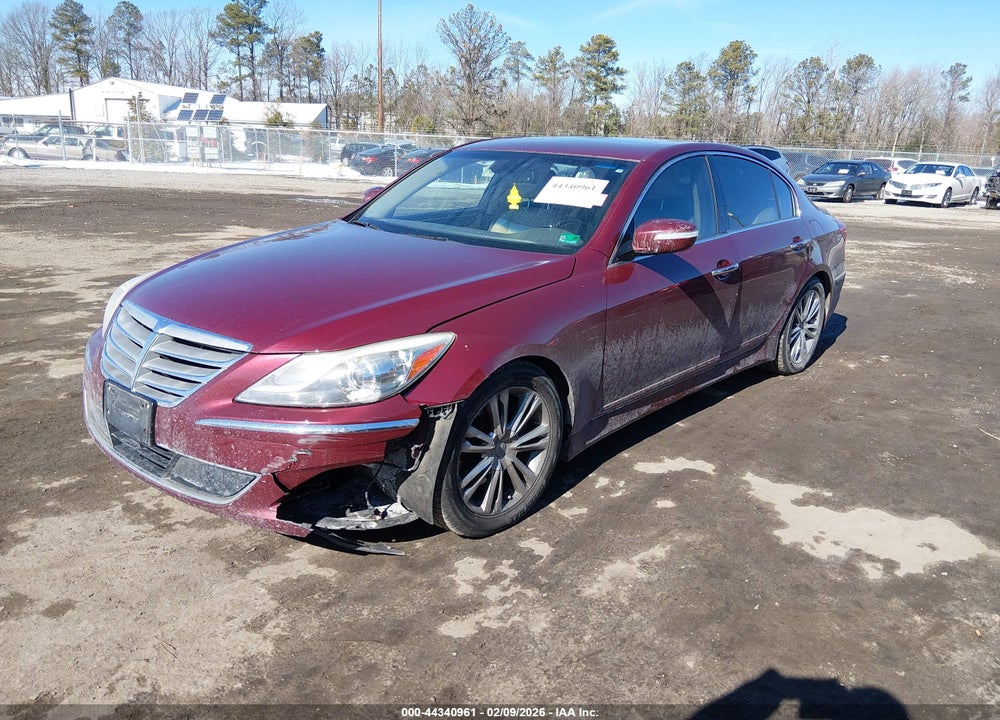 2013 HYUNDAI GENESIS 3.8 VIN: KMHGC4DD8DU232284
