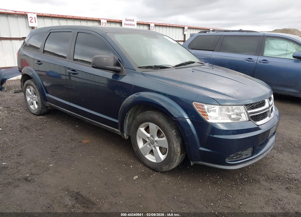 2013 DODGE JOURNEY AMERICAN VALUE PKG VIN: 3C4PDCAB4DT630858