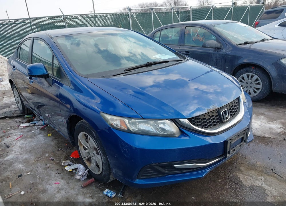 2013 HONDA CIVIC LX VIN: 19XFB2F5XDE011006