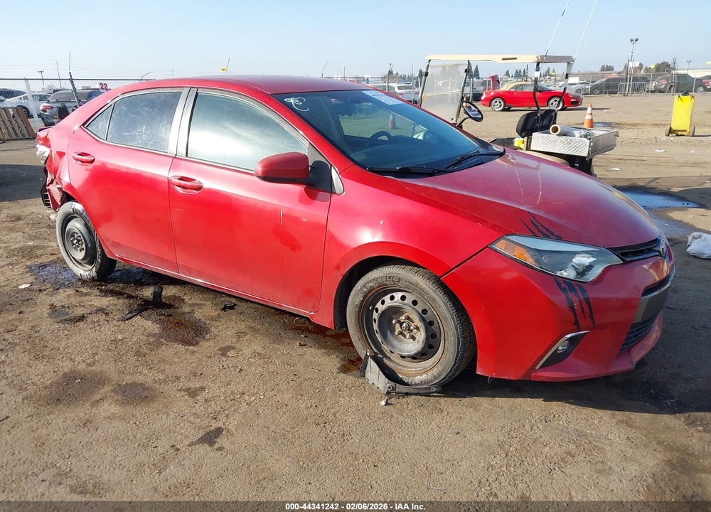 2015 TOYOTA COROLLA LE VIN: 2T1BURHE0FC433267