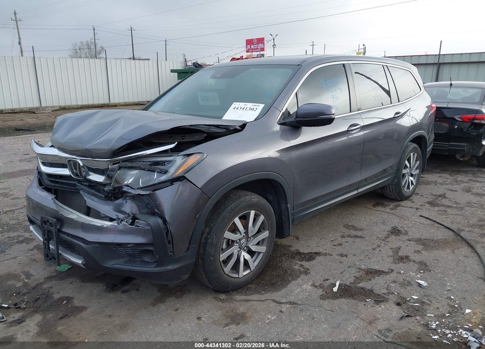 2021 HONDA PILOT 2WD EX-L VIN: 5FNYF5H56MB046146