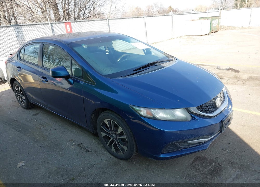 2013 HONDA CIVIC EX VIN: 19XFB2F89DE236978