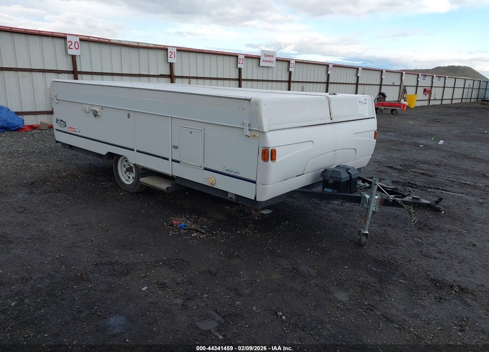 2000 COLEMAN DESTINY FOLDING CAMPER TRAILER VIN: 4CE661G18Y7275691