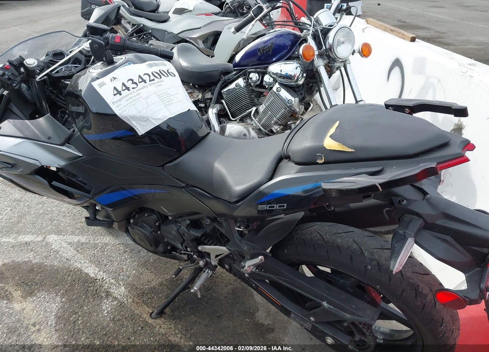 2025 KAWASAKI EX500 A/B VIN: ML5EXGJ18SDA49523