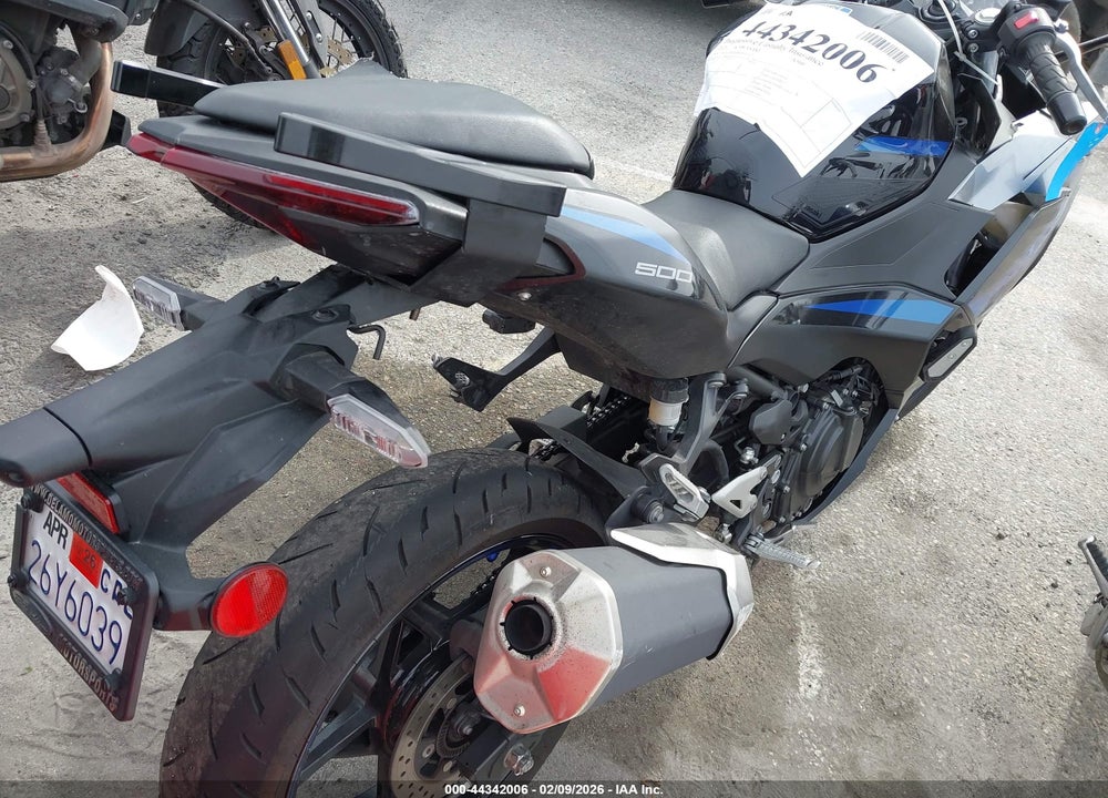 2025 KAWASAKI EX500 A/B VIN: ML5EXGJ18SDA49523