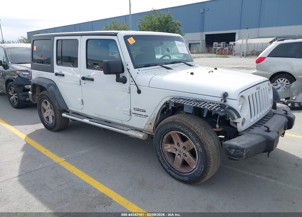 2014 JEEP WRANGLER UNLIMITED SPORT VIN: 1C4BJWDGXEL194462