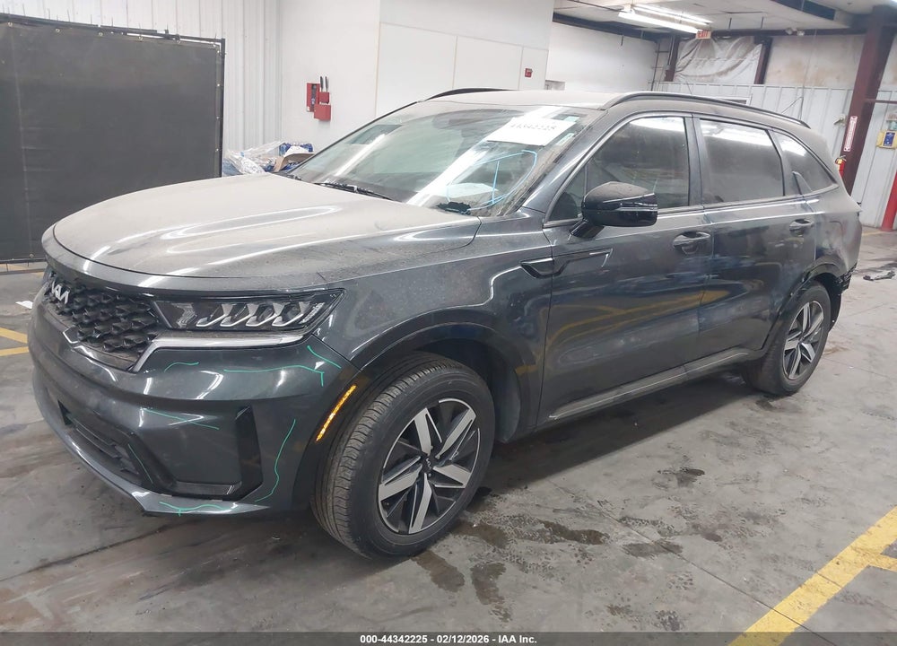 2022 KIA SORENTO EX VIN: 5XYRH4LFXNG076074