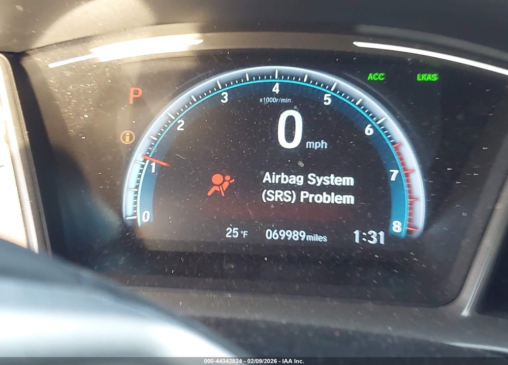 2019 HONDA CIVIC EX-L VIN: 19XFC1F72KE214817