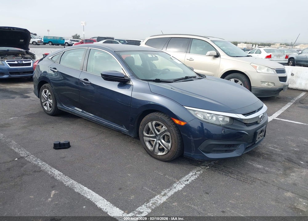 2016 HONDA CIVIC LX VIN: 19XFC2F50GE077209