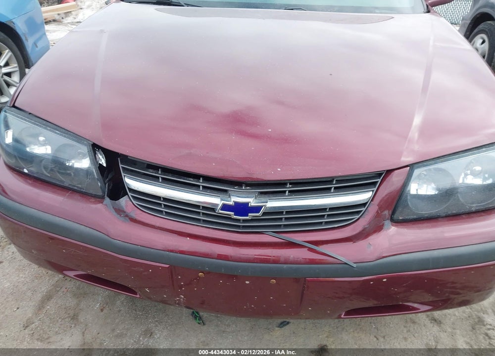 2002 CHEVROLET IMPALA VIN: 2G1WF52E529326361