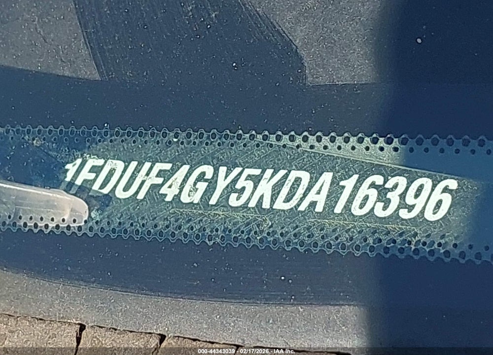 2019 FORD F-450 CHASSIS XL VIN: 1FDUF4GY5KDA16396