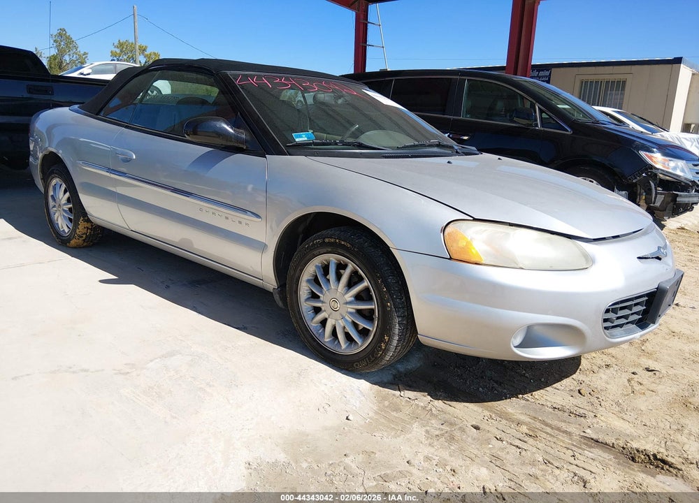 2001 CHRYSLER SEBRING LXI VIN: 1C3EL55U11N638370