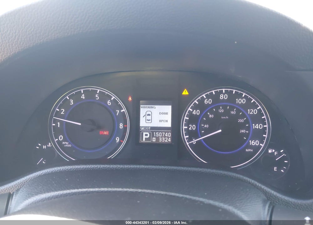 2013 INFINITI G37X VIN: JN1CV6ARXDM759691