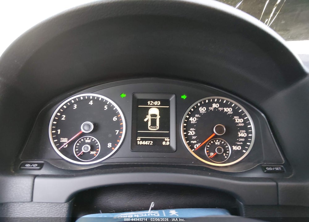 2017 VOLKSWAGEN TIGUAN 2.0T/2.0T S VIN: WVGAV7AX6HK049256