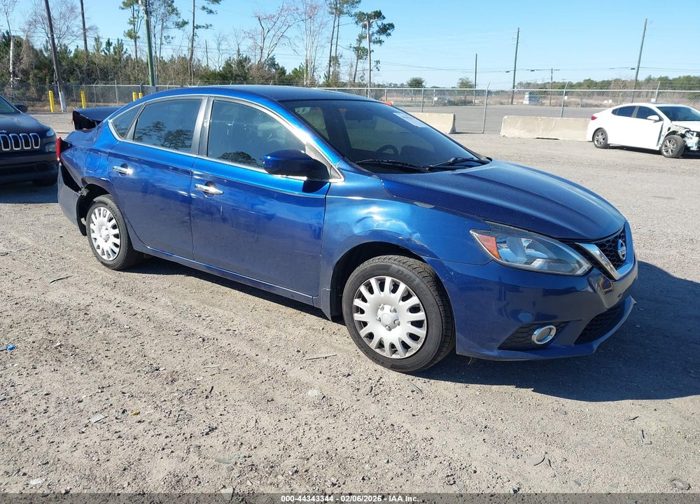 2017 NISSAN SENTRA SV VIN: 3N1AB7AP6HY296200