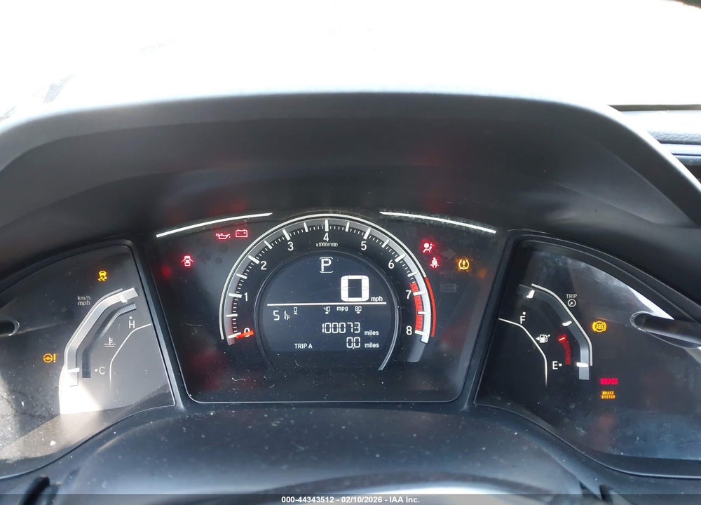 2017 HONDA CIVIC LX VIN: 19XFC2F57HE081999