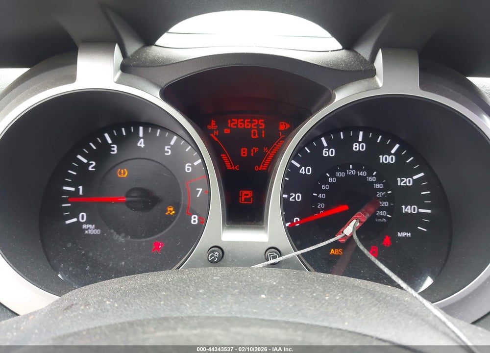 2011 NISSAN JUKE S VIN: JN8AF5MR2BT011452