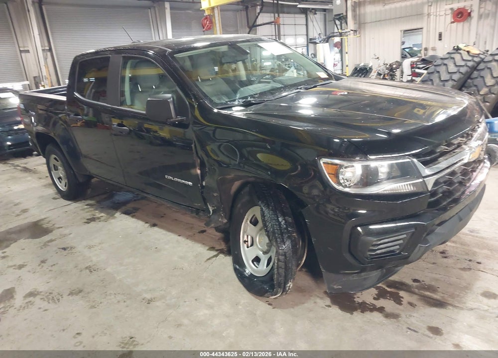 2022 CHEVROLET COLORADO 2WD  SHORT BOX WT VIN: 1GCGSBEA2N1276803