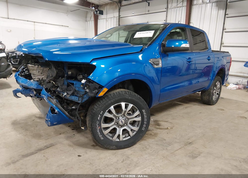 2021 FORD RANGER LARIAT VIN: 1FTER4FH1MLD43940