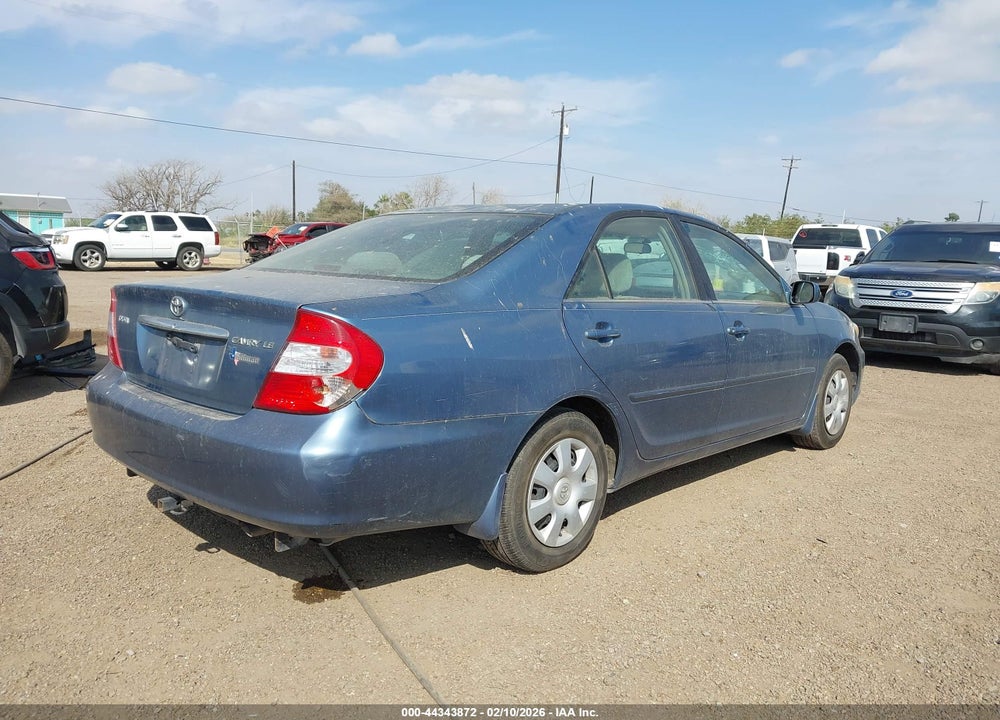 2004 TOYOTA CAMRY LE VIN: 4T1BE32K74U908126