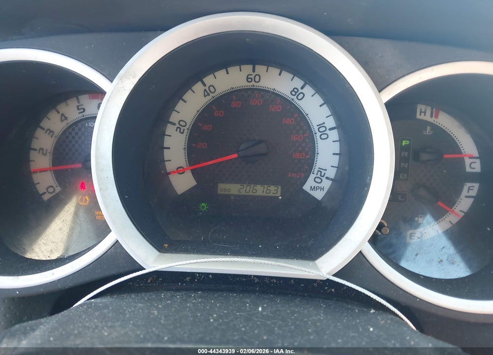 2011 TOYOTA TACOMA PRERUNNER V6 VIN: 5TFJU4GN4BX011983