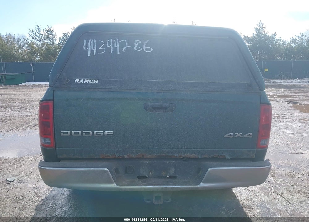 2002 DODGE RAM 1500 ST VIN: 3D7HU18N32G158284