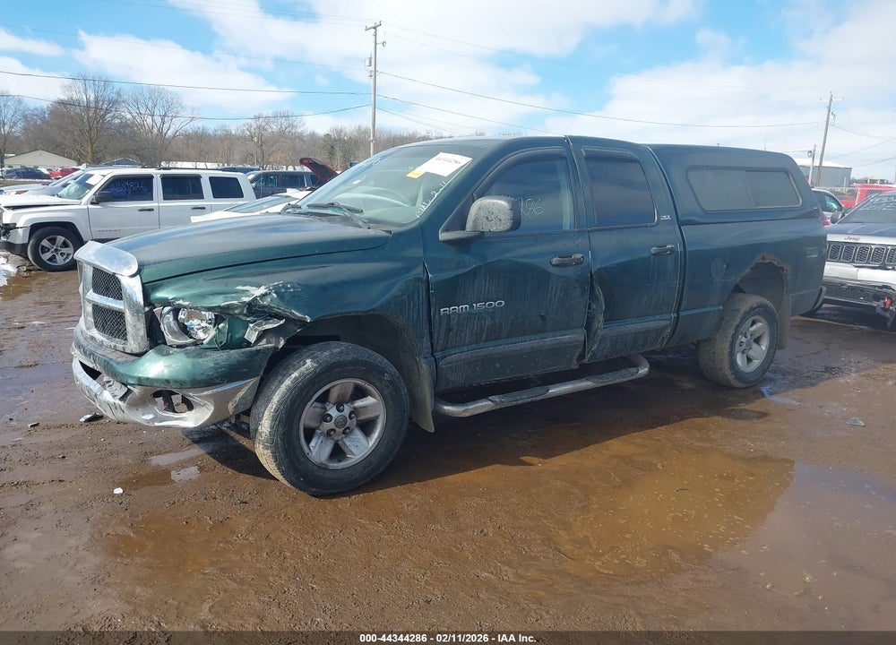 2002 DODGE RAM 1500 ST VIN: 3D7HU18N32G158284