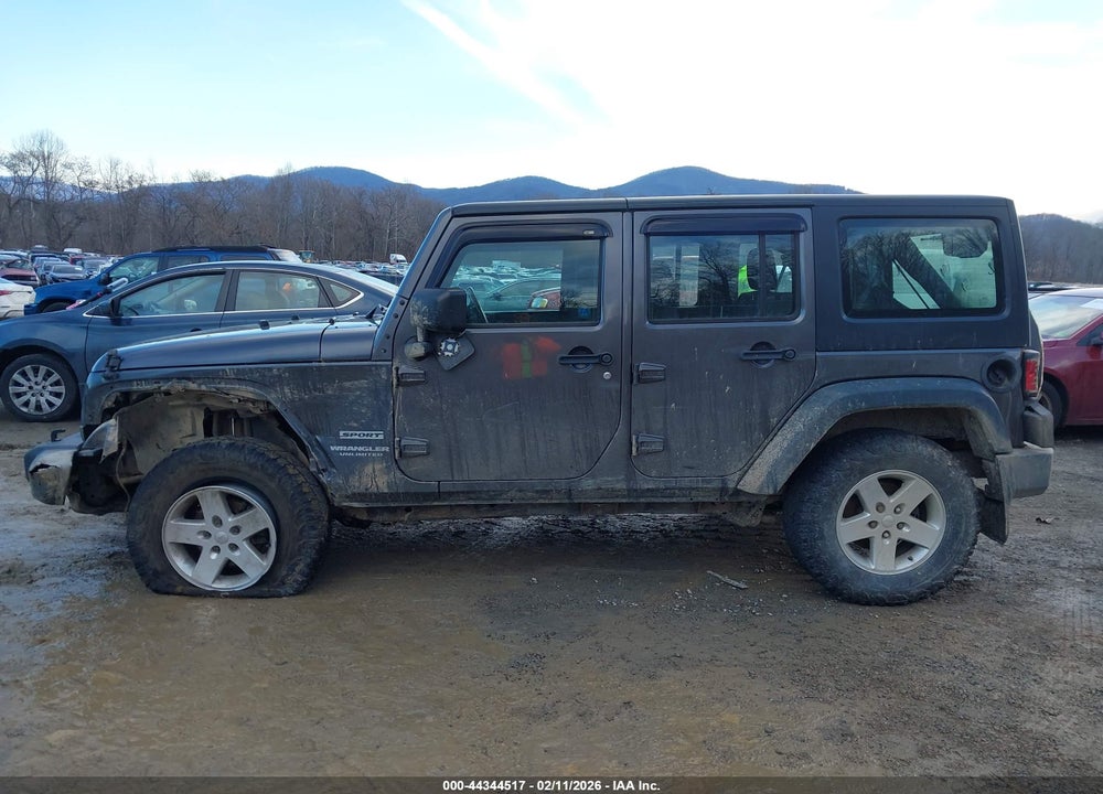 2016 JEEP WRANGLER UNLIMITED SPORT RHD VIN: 1C4BJWKG3GL195409