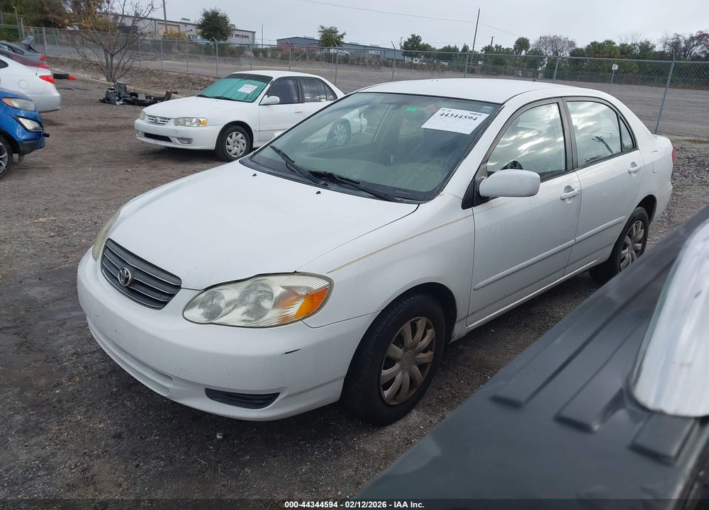 2004 TOYOTA COROLLA LE VIN: JTDBR32E242024593