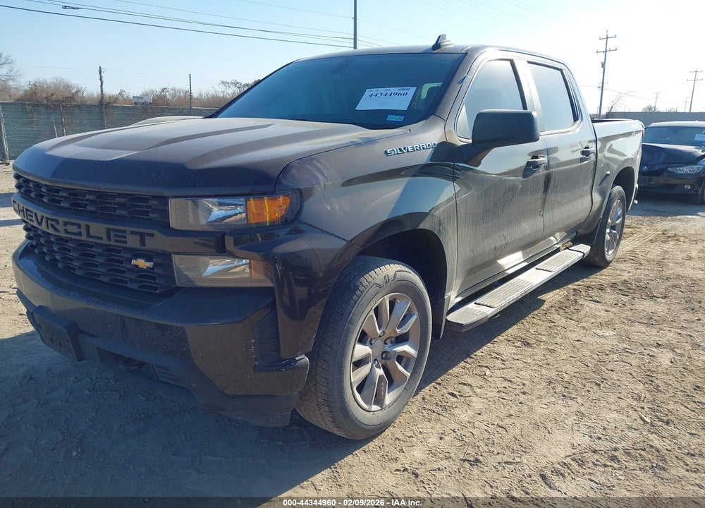 2020 CHEVROLET SILVERADO 1500 4WD  SHORT BED CUSTOM VIN: 3GCUYBEF2LG202812