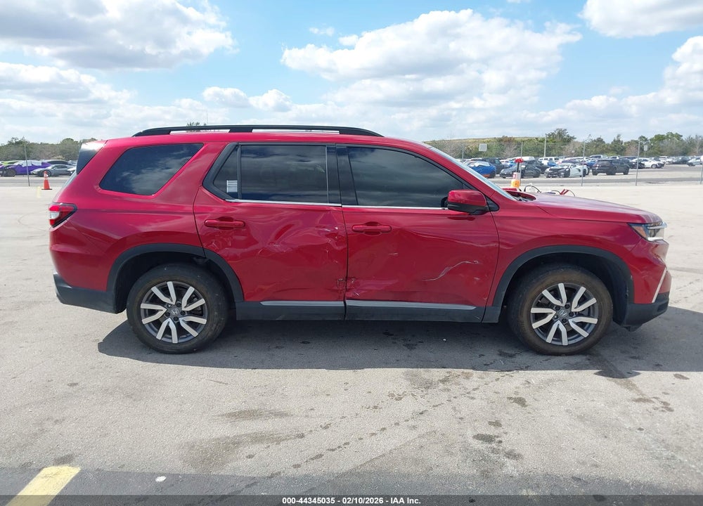 2025 HONDA PILOT TOURING VIN: 5FNYG2H7XSB001009