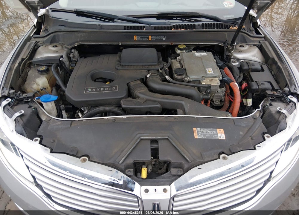 2014 LINCOLN MKZ HYBRID VIN: 3LN6L2LUXER815823
