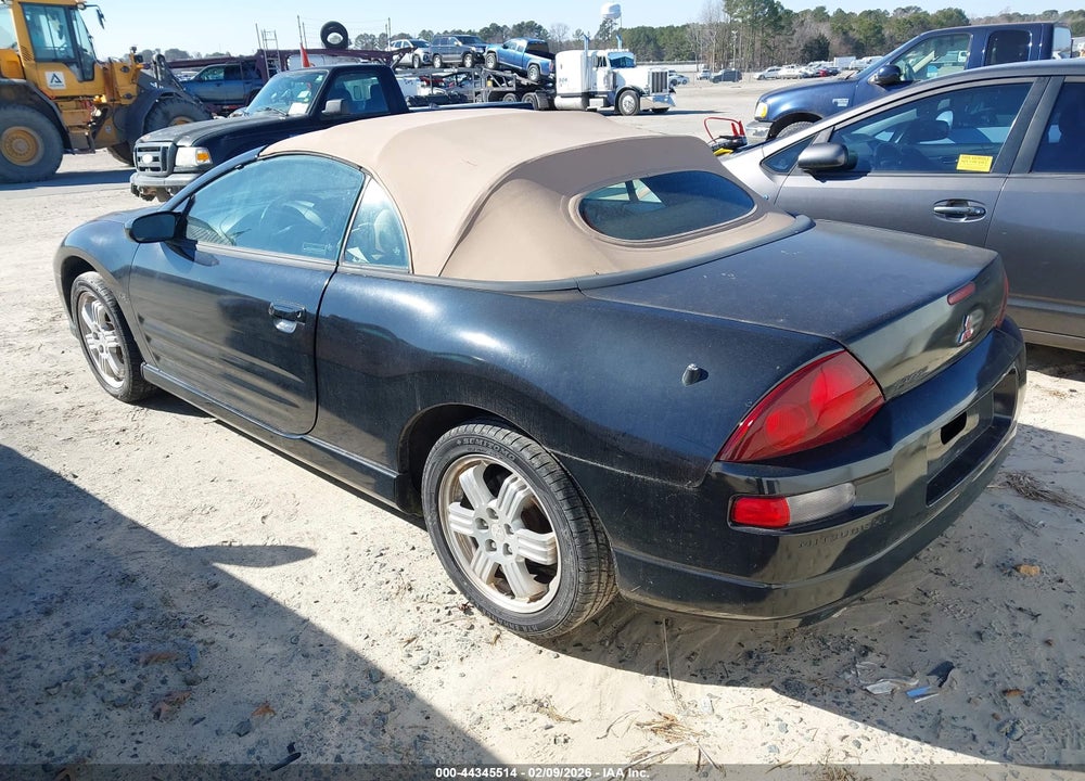2001 MITSUBISHI ECLIPSE SPYDER GT VIN: 4A3AE85H91E055891