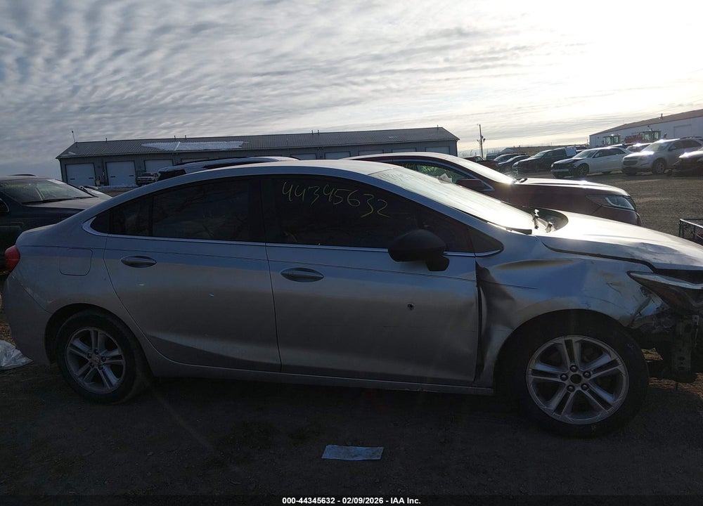2016 CHEVROLET CRUZE LT AUTO VIN: 1G1BE5SM9G7292524