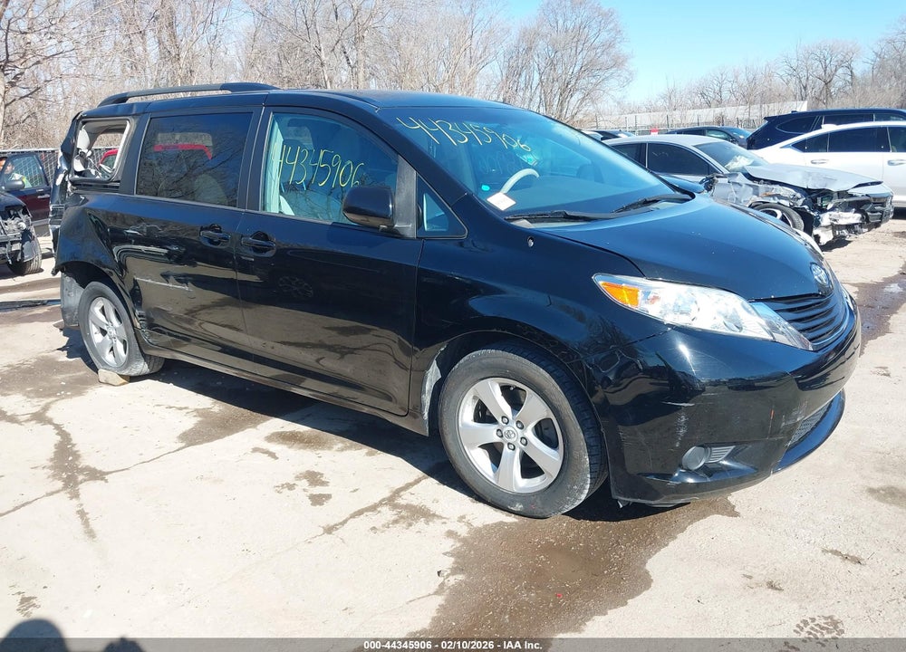 2012 TOYOTA SIENNA LE V6 8 PASSENGER VIN: 5TDKK3DC4CS249265