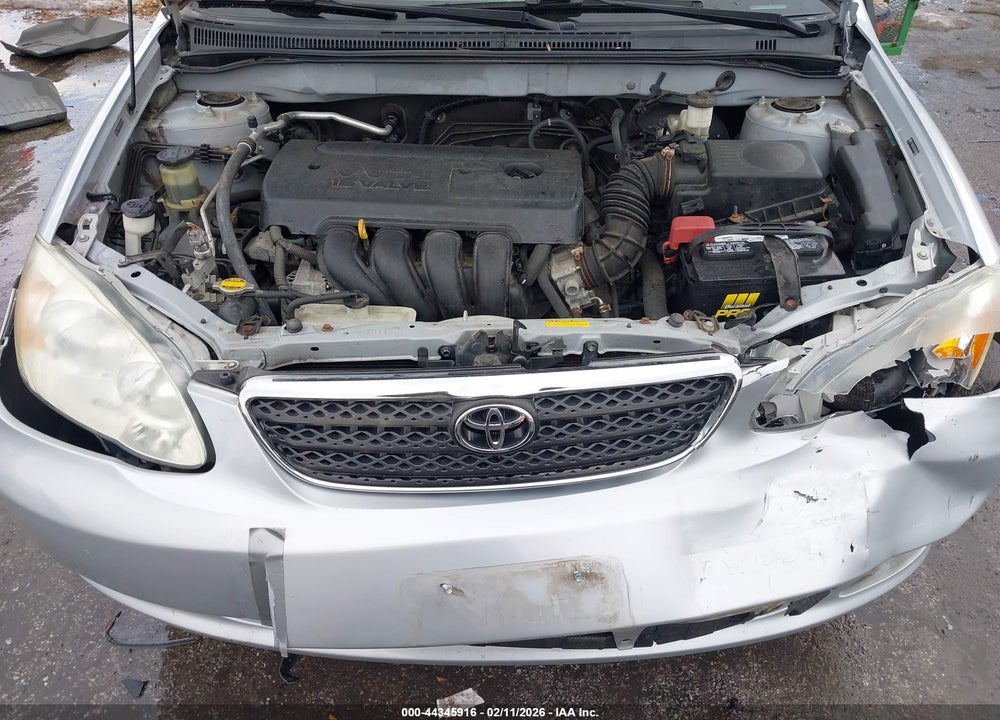 2008 TOYOTA COROLLA LE VIN: 2T1BR30E78C870986