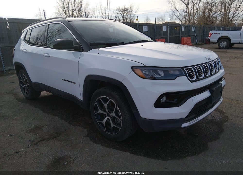 2025 JEEP COMPASS LIMITED 4X4 VIN: 3C4NJDCN4ST614444