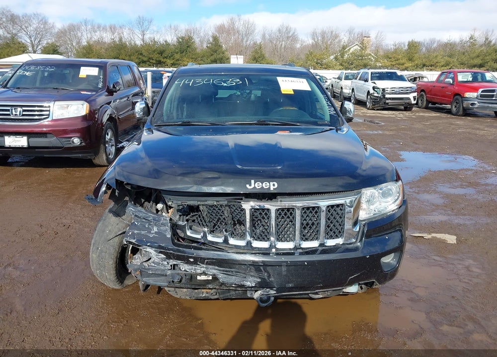 2013 JEEP GRAND CHEROKEE OVERLAND VIN: 1C4RJFCG5DC524751