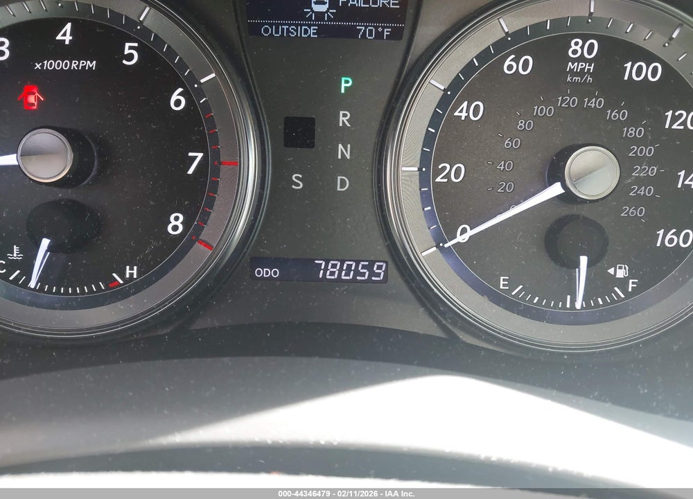 2011 LEXUS ES 350 VIN: JTHBK1EG7B2458221