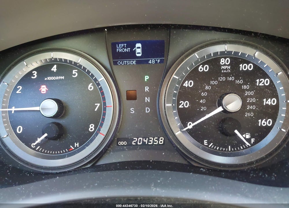 2007 LEXUS ES 350 VIN: JTHBJ46G272074227