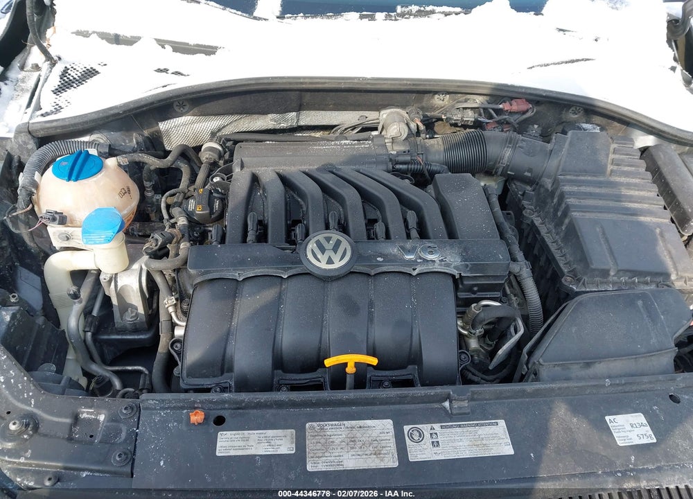 2012 VOLKSWAGEN PASSAT 3.6L V6 SE VIN: 1VWBM7A37CC095879