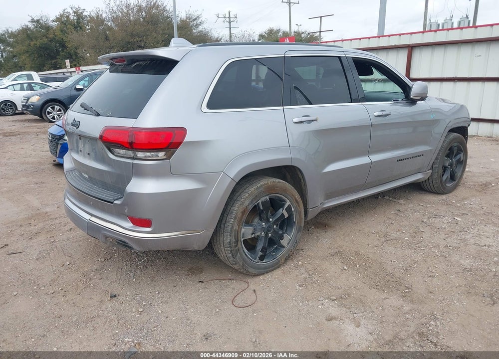 2016 JEEP GRAND CHEROKEE HIGH ALTITUDE VIN: 1C4RJECG2GC505511