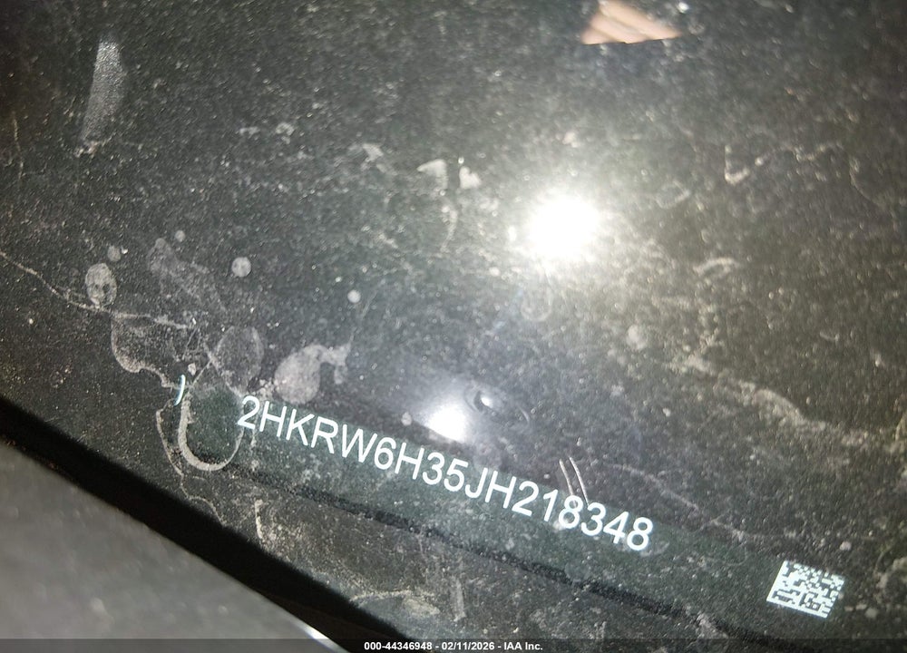 2018 HONDA CR-V LX VIN: 2HKRW6H35JH218348