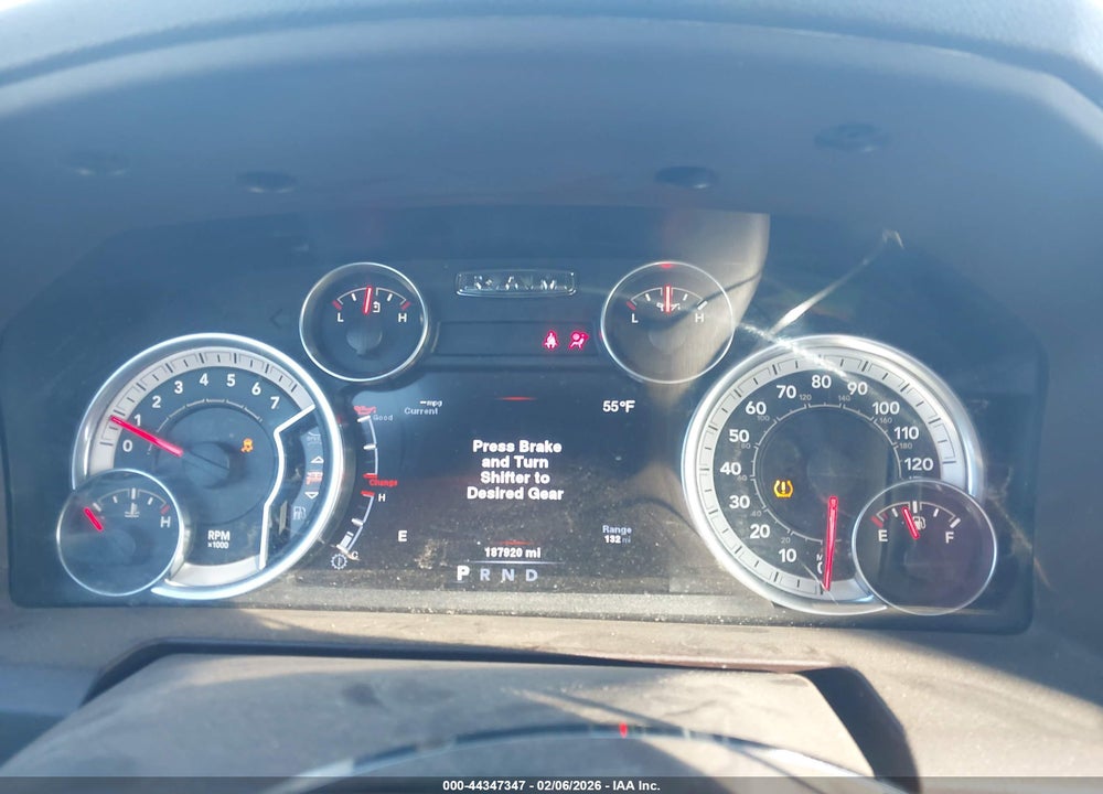 2013 RAM 1500 SLT VIN: 1C6RR7LT5DS666459