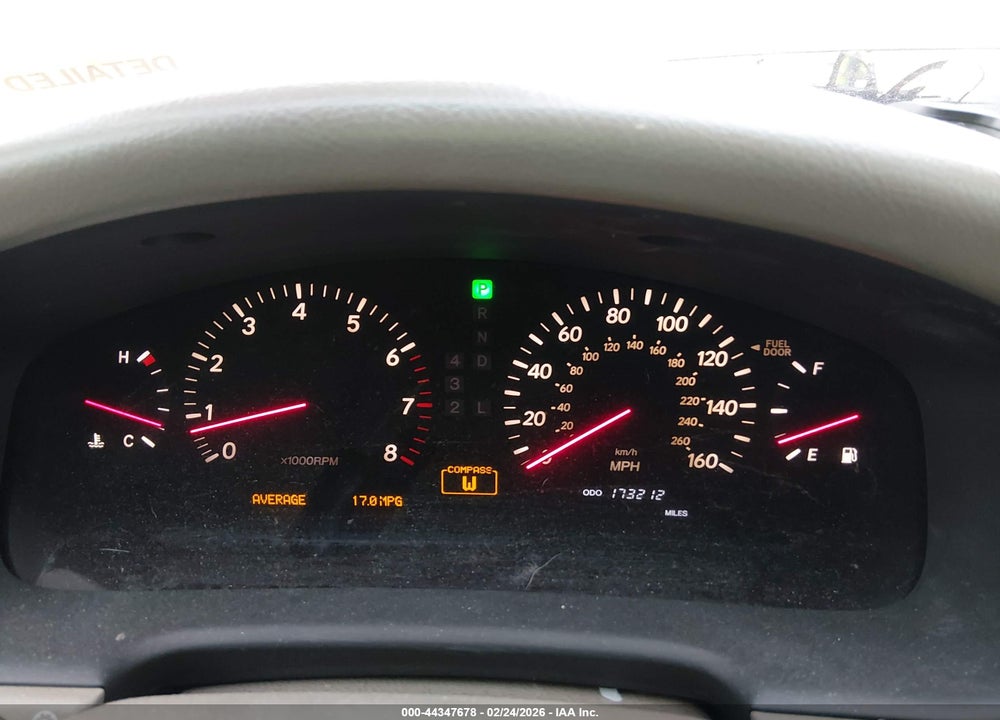 2003 LEXUS LS 430 VIN: JTHBN30F130102457